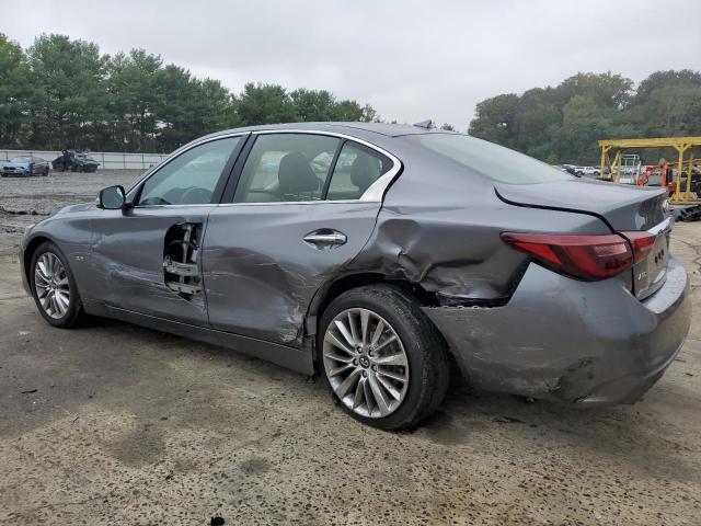 JN1EV7AR7KM556740 - 2019 INFINITI Q50 LUXE GRAY photo 2