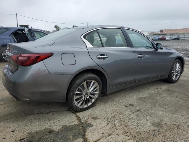 JN1EV7AR7KM556740 - 2019 INFINITI Q50 LUXE GRAY photo 3