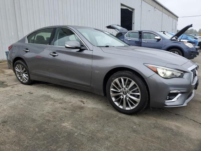 JN1EV7AR7KM556740 - 2019 INFINITI Q50 LUXE GRAY photo 4