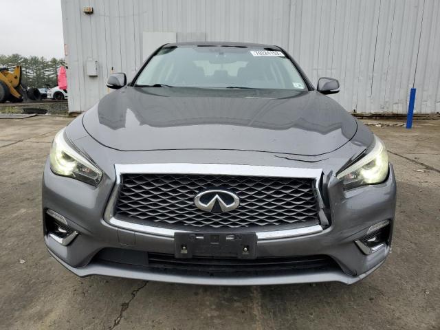 JN1EV7AR7KM556740 - 2019 INFINITI Q50 LUXE GRAY photo 5