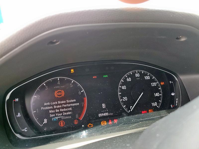 1HGCV1F13KA044111 - 2019 HONDA ACCORD LX WHITE photo 9