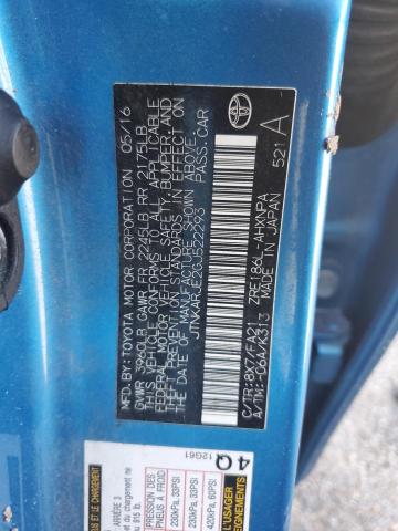 JTNKARJE2GJ522293 - 2016 TOYOTA SCION IM ლურჯი ფოტო 12