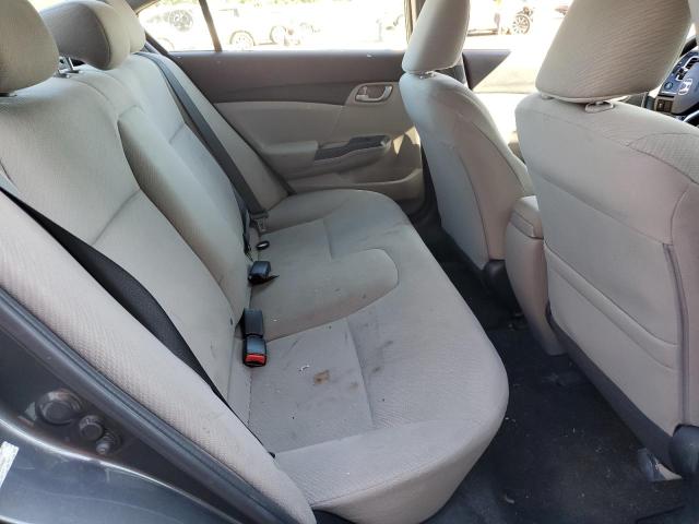 2HGFB2F5XDH548917 - 2013 HONDA CIVIC LX GRAY photo 10