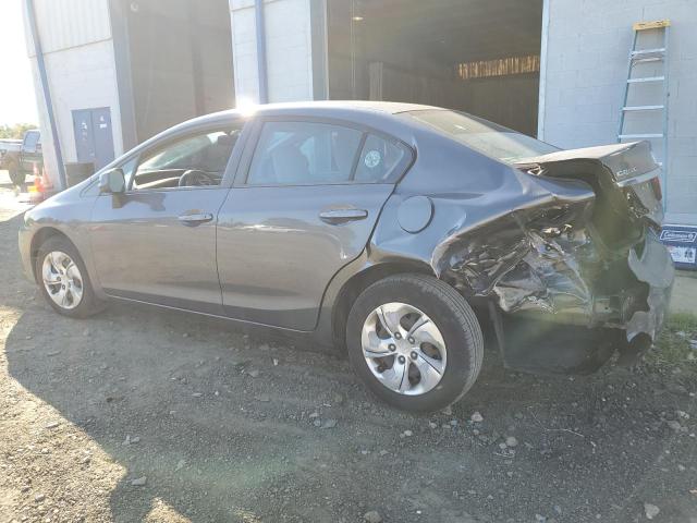 2HGFB2F5XDH548917 - 2013 HONDA CIVIC LX GRAY photo 2