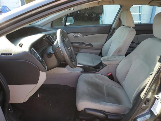 2HGFB2F5XDH548917 - 2013 HONDA CIVIC LX GRAY photo 7