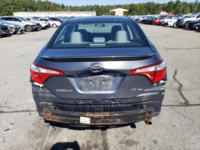 5YFBPRHE2FP252369 - 2015 TOYOTA COROLLA ECO GRAY photo 6