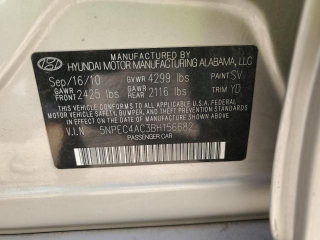 5NPEC4AC3BH156682 - 2011 HYUNDAI SONATA SE TAN photo 13