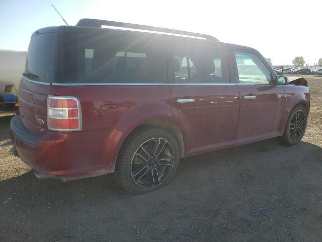 2FMHK6C89FBA11972 - 2015 FORD FLEX SEL RED photo 3
