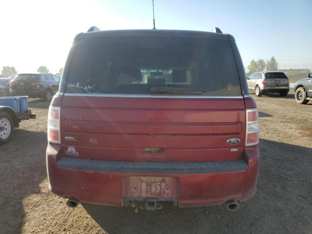2FMHK6C89FBA11972 - 2015 FORD FLEX SEL RED photo 6