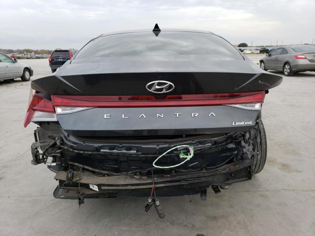 5NPLP4AG8MH004432 - 2021 HYUNDAI ELANTRA LIMITED GRAY photo 6