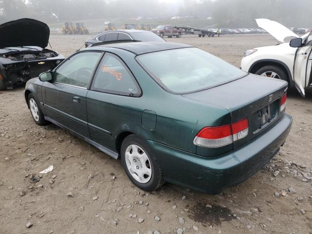 1HGEJ8240YL049860 - 2000 HONDA CIVIC EX GREEN photo 2