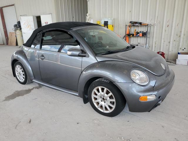 3VWCM31Y64M318339 - 2004 VOLKSWAGEN NEW BEETLE GLS GRAY photo 4