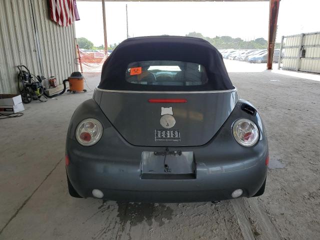 3VWCM31Y64M318339 - 2004 VOLKSWAGEN NEW BEETLE GLS GRAY photo 6