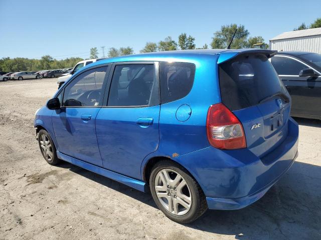 JHMGD38677S058875 - 2007 HONDA FIT S 蓝色 照片 2