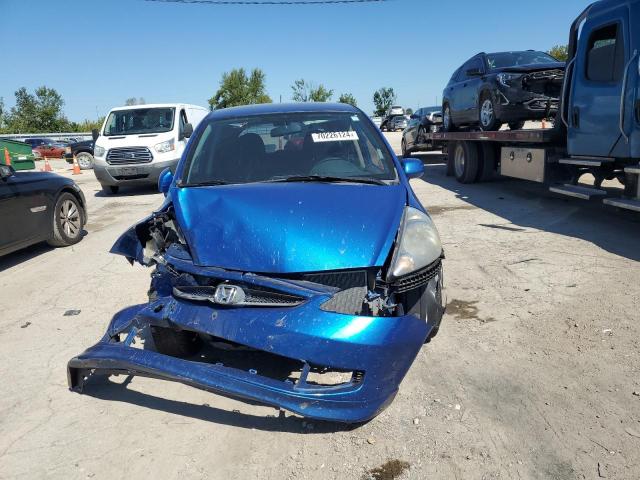 JHMGD38677S058875 - 2007 HONDA FIT S BLUE photo 5