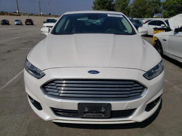 3FA6P0SU0GR133945 - 2016 FORD FUSION TITANIUM PHEV WHITE photo 5