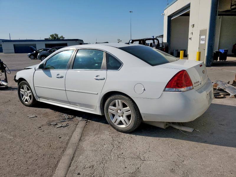 2G1WG5E32D1103798 - 2013 CHEVROLET IMPALA LT WHITE photo 2