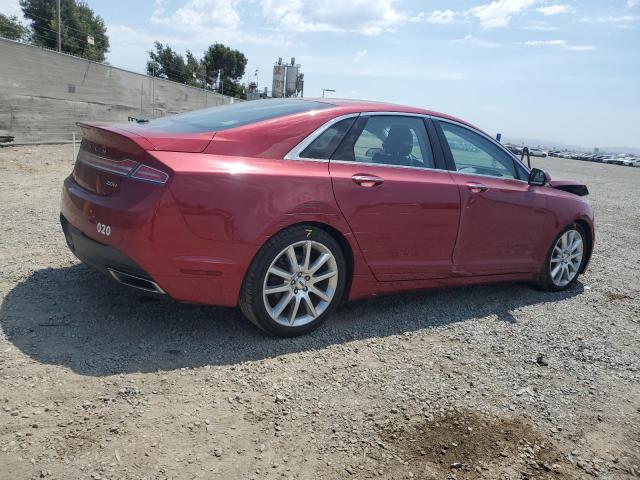 3LN6L2LU9GR634618 - 2016 LINCOLN MKZ HYBRID Կարմիր լուսանկար 3