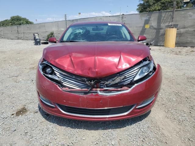 3LN6L2LU9GR634618 - 2016 LINCOLN MKZ HYBRID Կարմիր լուսանկար 5