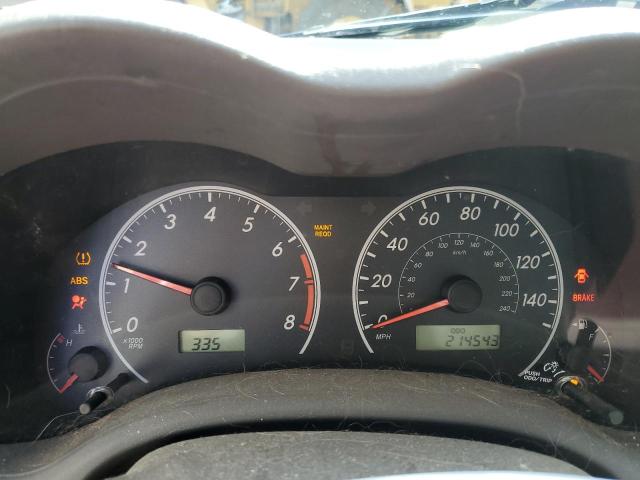 2T1BU40E99C190237 - 2009 TOYOTA COROLLA BASE GRAY photo 9