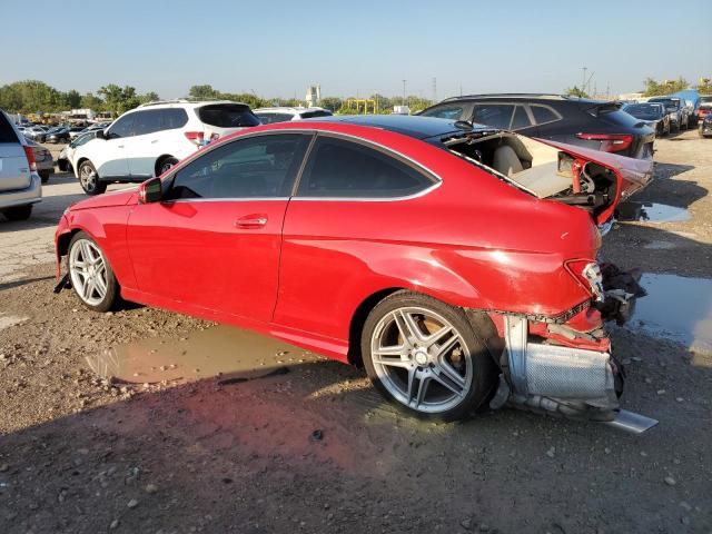 WDDGJ8JB9DG068259 - 2013 MERCEDES-BENZ C 350 4MATIC RED photo 2