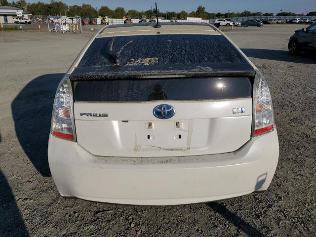 JTDKN3DUXB5352100 - 2011 TOYOTA PRIUS WHITE photo 6