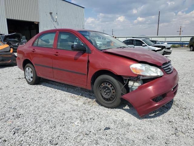 JTDBR32E842024405 - 2004 TOYOTA COROLLA CE RED photo 4