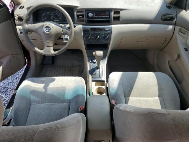 JTDBR32E842024405 - 2004 TOYOTA COROLLA CE RED photo 8