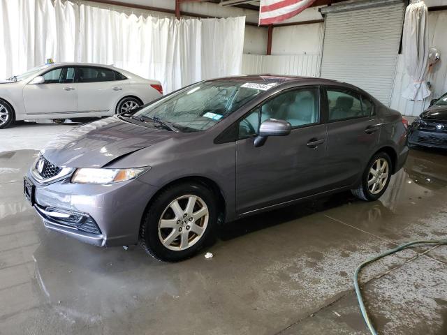 19XFB2F5XFE287219 - 2015 HONDA CIVIC LX GRAY photo 1