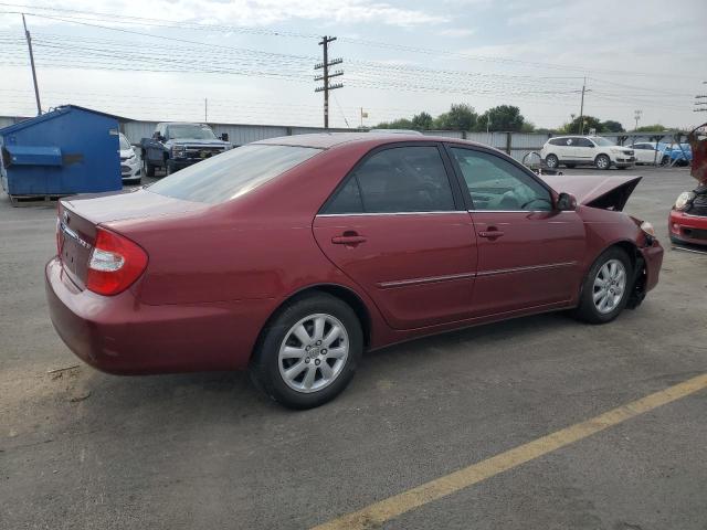 JTDBE32K420096616 - 2002 TOYOTA CAMRY LE BURGUNDY photo 3