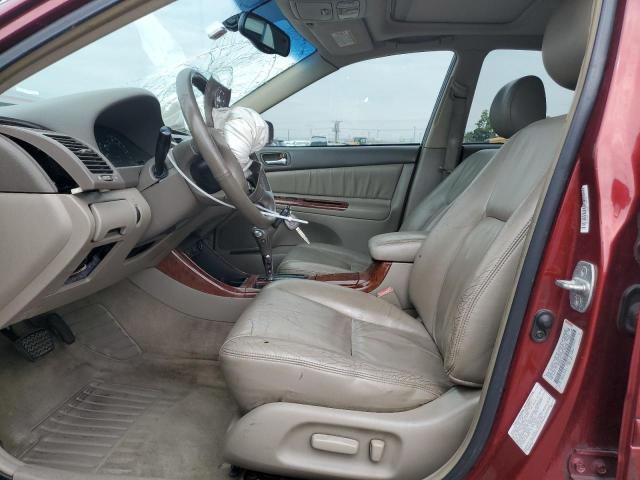JTDBE32K420096616 - 2002 TOYOTA CAMRY LE BURGUNDY photo 7