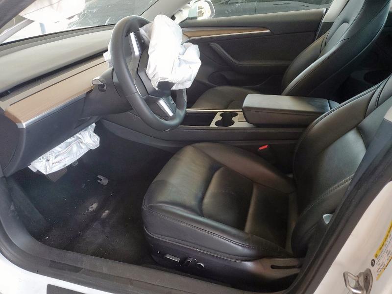 5YJ3E1EA8PF435785 - 2023 TESLA MODEL 3 WHITE photo 7