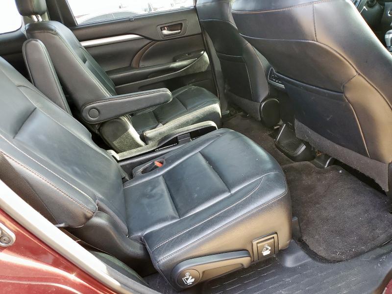 5TDKZRFH8JS272486 - 2018 TOYOTA HIGHLANDER SE 勃艮第红 照片 11