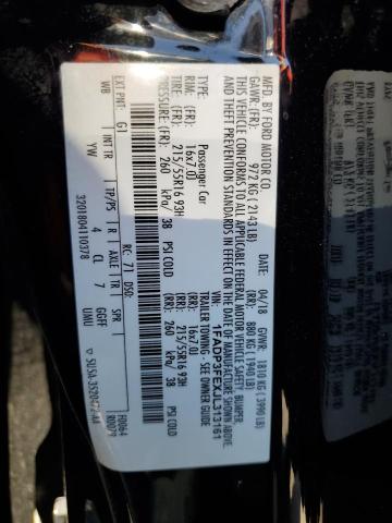 1FADP3FEXJL313161 - 2018 FORD FOCUS SE შავი ფოტო 12