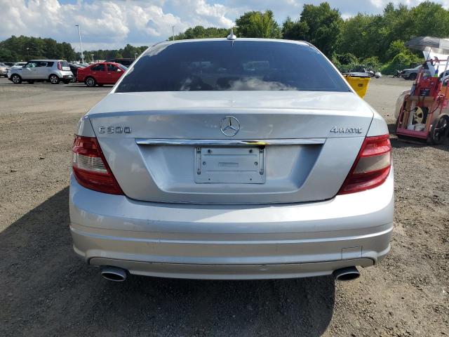 WDDGF8BB0AR089601 - 2010 MERCEDES-BENZ C 300 4MATIC SILVER photo 6