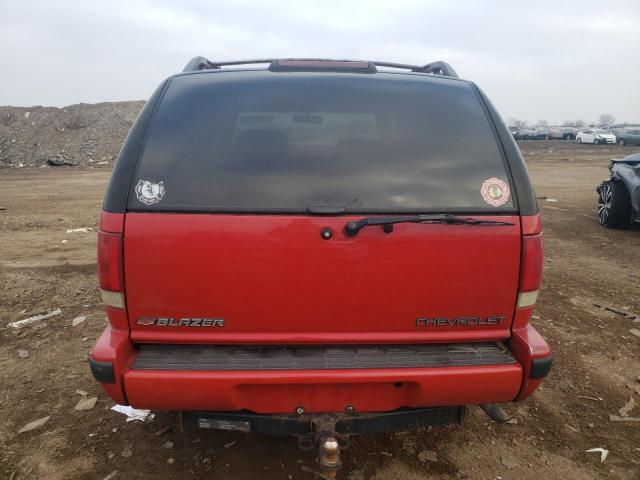 1GNCS13W4T2155048 - 1996 CHEVROLET BLAZER RED photo 6