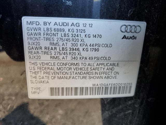 WA1DGAFE6DD010255 - 2013 AUDI Q7 PRESTIGE 黑色 照片 13
