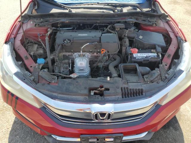 1HGCR2F5XGA225663 - 2016 HONDA ACCORD SPORT RED photo 11