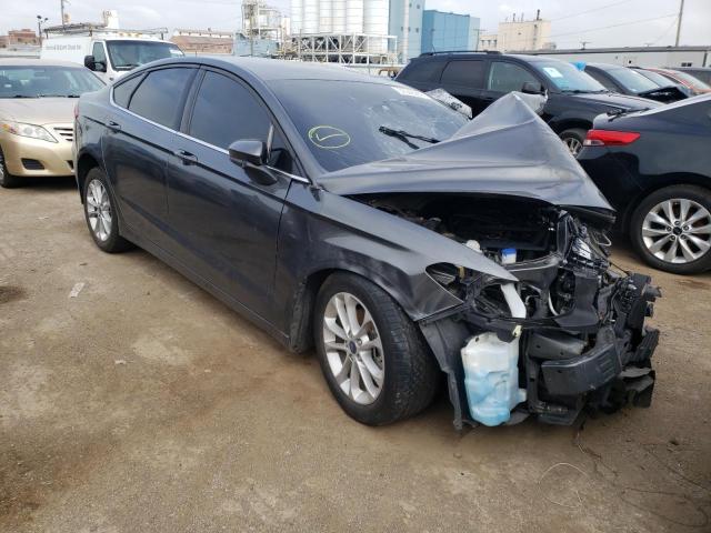 3FA6P0HDXLR149216 - 2020 FORD FUSION SE GRAY photo 1