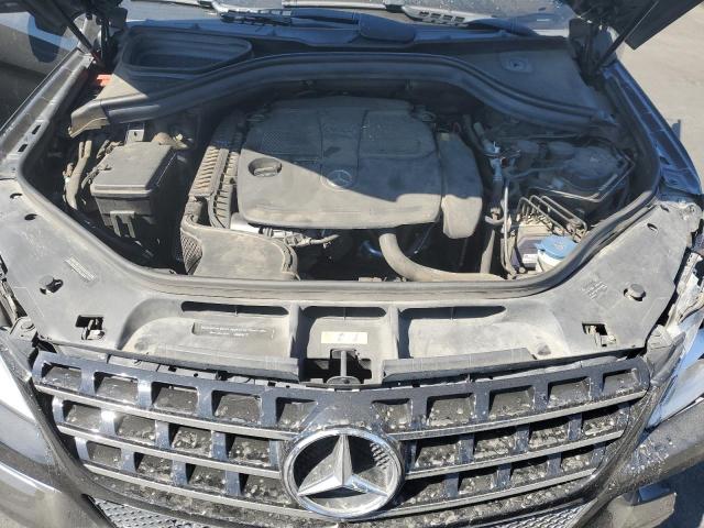4JGDA5HB4FA607034 - 2015 MERCEDES-BENZ ML 350 4MATIC BLACK photo 12