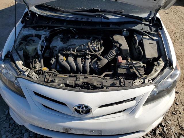 2T1BU4EE7CC862652 - 2012 TOYOTA COROLLA BASE WHITE photo 11