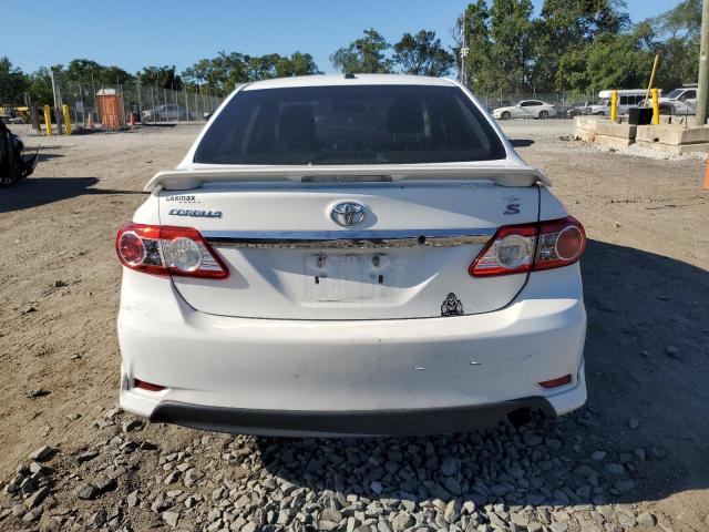 2T1BU4EE7CC862652 - 2012 TOYOTA COROLLA BASE WHITE photo 6