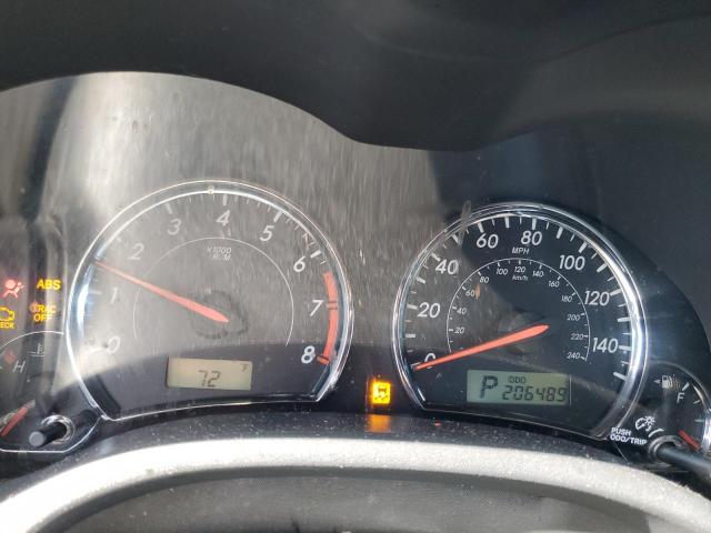 2T1BU4EE7CC862652 - 2012 TOYOTA COROLLA BASE WHITE photo 9