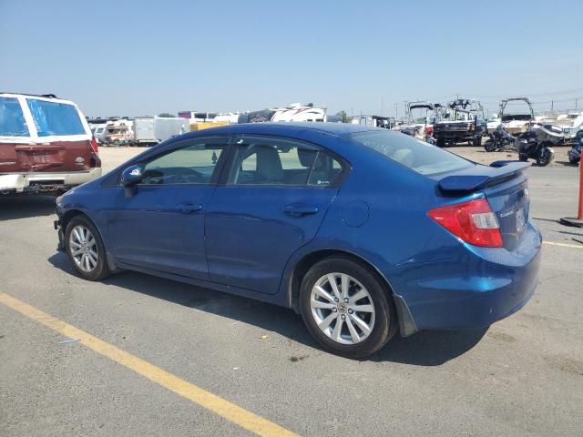 19XFB2F89CE312827 - 2012 HONDA CIVIC EX BLUE photo 2