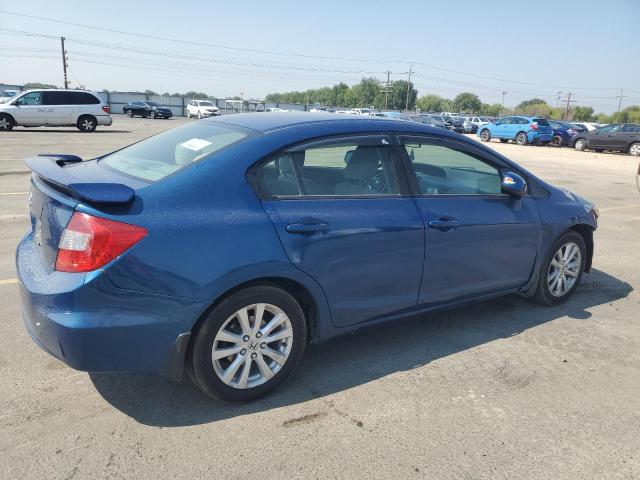 19XFB2F89CE312827 - 2012 HONDA CIVIC EX BLUE photo 3