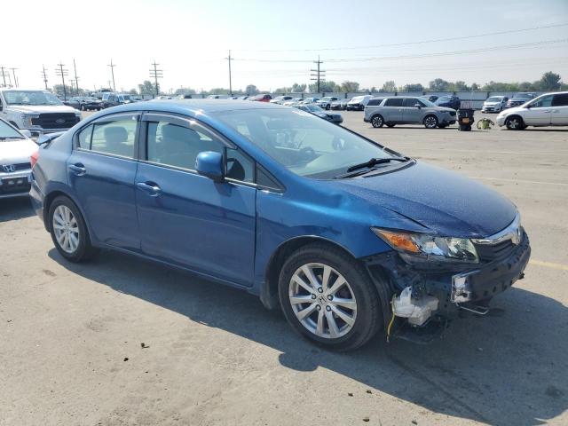 19XFB2F89CE312827 - 2012 HONDA CIVIC EX BLUE photo 4