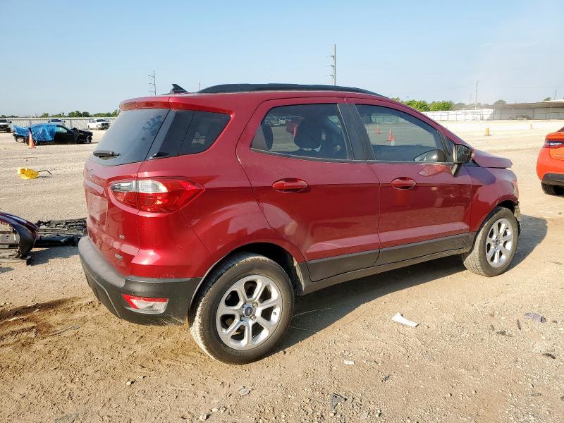 MAJ3S2GE8LC332149 - 2020 FORD ECOSPORT SE Rojo foto 3