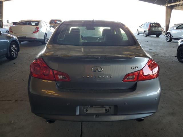 JN1CV6AP4DM713465 - 2013 INFINITI G37 BASE GRAY photo 6