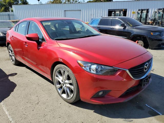 JM1GJ1W67F1174146 - 2015 MAZDA 6 GRAND TOURING RED photo 4