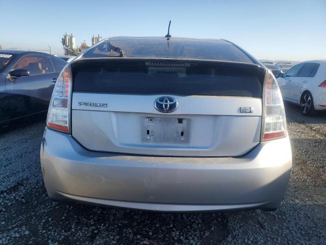 JTDKN3DUXA0062998 - 2010 TOYOTA PRIUS ვერცხლისფერი ფოტო 6